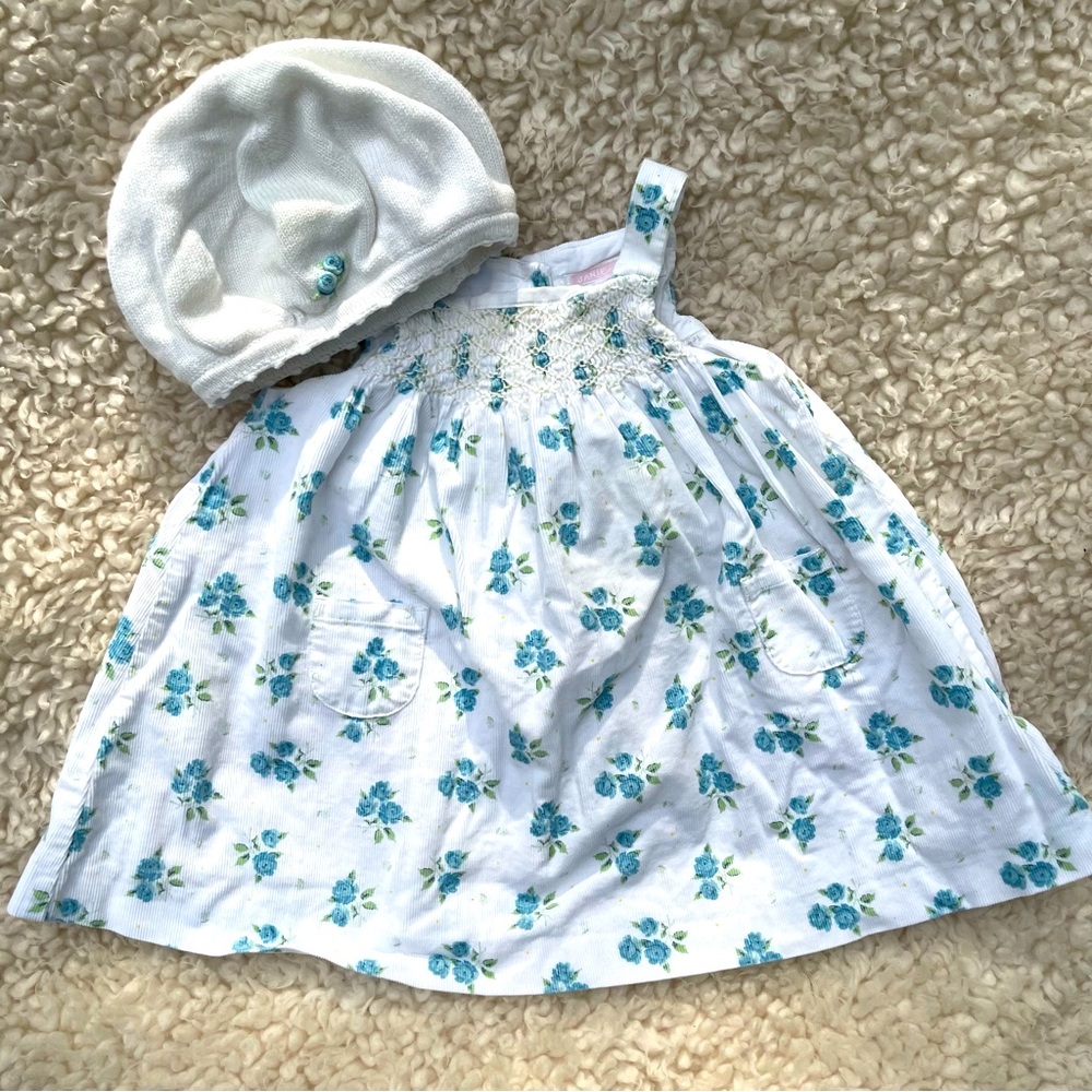 Janie & Jack Dress with Matching Hat